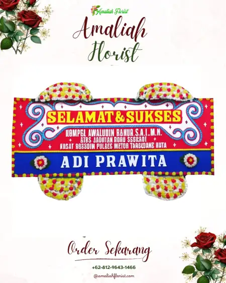 Papan Bunga Ucapan Selamat Antasari